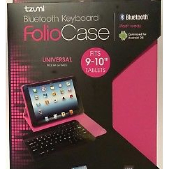 Accessories Tzumi Bluetooth Keyboard Universal Folio Case Poshmark